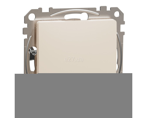 Заглушка Schneider Electric SDD112904 Sedna Design, бежевий, пластик, для врізного монтажу