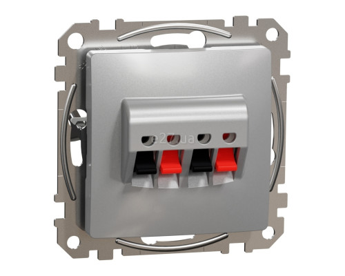 Розетка аудіо Schneider Electric SDD113411 Sedna Design, алюміній, пластик, для врізного монтажу