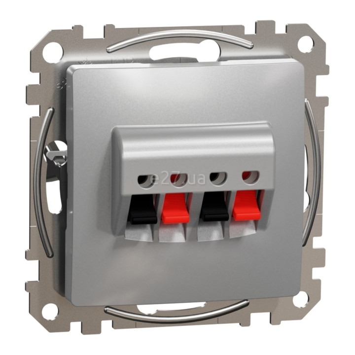 Розетка аудіо Schneider Electric SDD113411 Sedna Design, алюміній, пластик, для врізного монтажу · Schneider Electric · schneider-electric-sdd113411