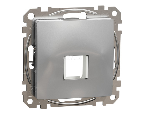 Лицьова панель Schneider Electric SDD113421 Sedna Design, алюміній, пластик, ip20, для врізного монтажу