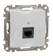 Розетка комп'ютерна Schneider Electric SDD113451 Sedna Design, алюміній, пластик, для врізного монтажу