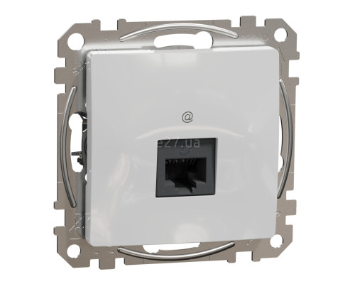 Розетка комп'ютерна Schneider Electric SDD113451 Sedna Design, алюміній, пластик, для врізного монтажу