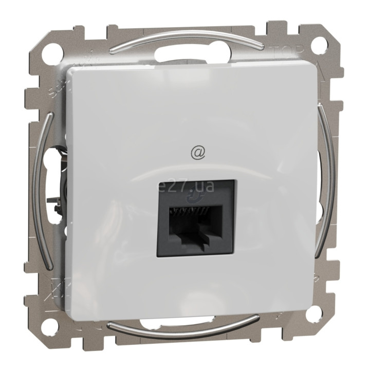 Розетка комп'ютерна Schneider Electric SDD113451 Sedna Design, алюміній, пластик, для врізного монтажу · Schneider Electric · schneider-electric-sdd113451