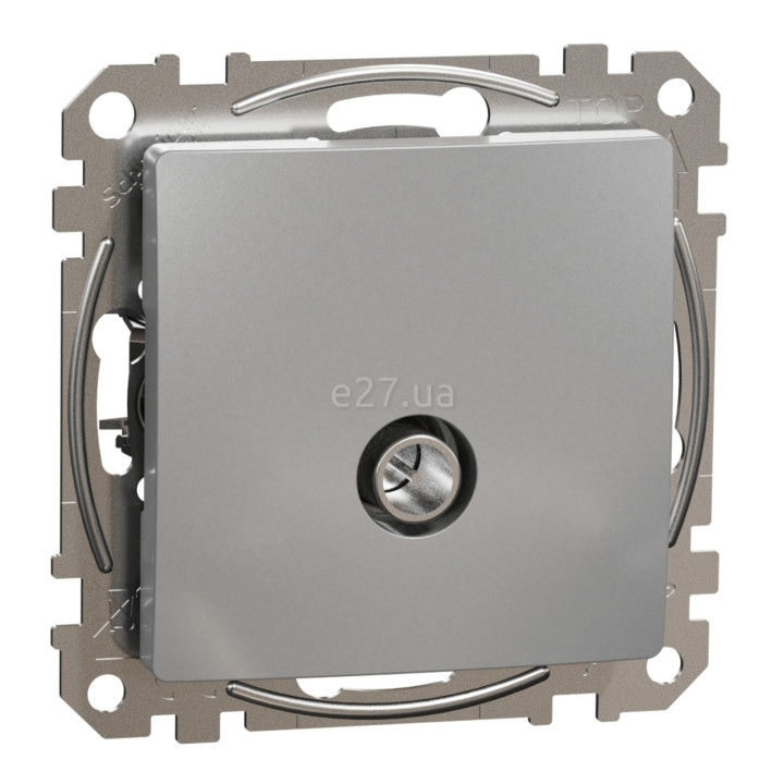 Розетка TV кінцева Schneider Electric SDD113471 Sedna Design, алюміній, пластик, для врізного монтажу · Schneider Electric · schneider-electric-sdd113471