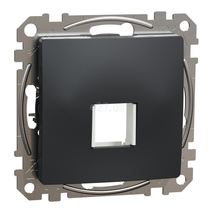 Лицьова панель Schneider Electric SDD114421 Sedna Design, чорний, пластик, ip20, для врізного монтажу · Schneider Electric · schneider-electric-sdd114421
