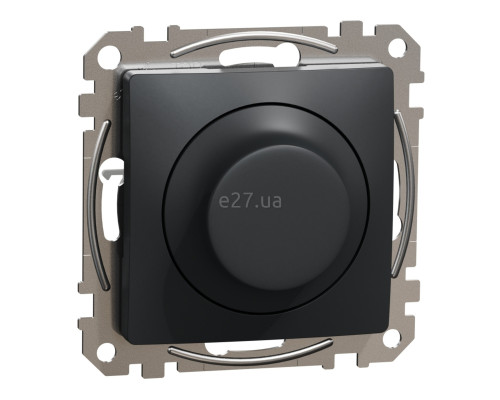 Димер для світлодіодних ламп Schneider Electric SDD114502 Sedna Design, чорний, пластик, для врізного монтажу