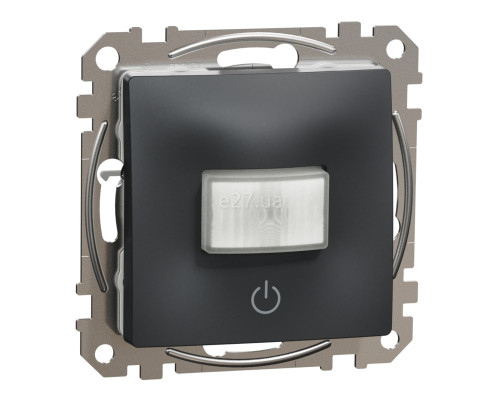 Датчик руху Schneider Electric SDD114504 Sedna Design, чорний, пластик, для врізного монтажу