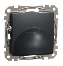 Кабельний вивід Schneider Electric SDD114903 Sedna Design, чорний, пластик, для врізного монтажу