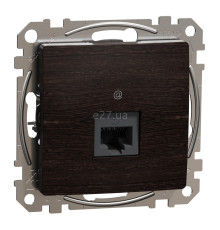 Розетка комп'ютерна Schneider Electric SDD181451 Sedna Elements, венге, пластик, ip20, для врізного монтажу