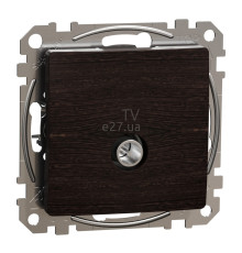 Розетка TV кінцева Schneider Electric SDD181471 Sedna Elements, венге, пластик, ip20, для врізного монтажу