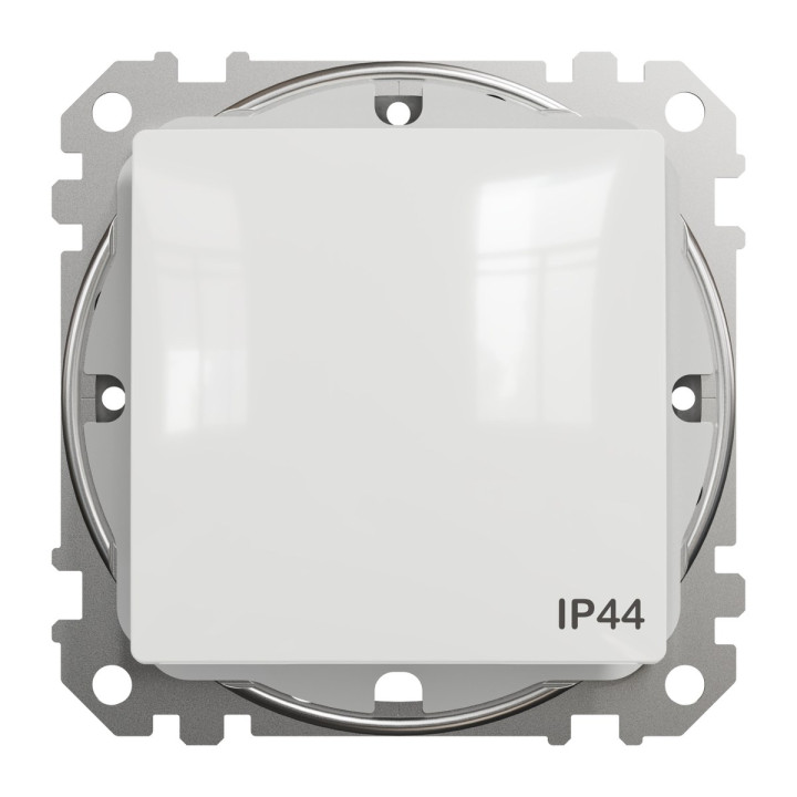 Вимикач 1-клавішний Schneider Electric SDD211101 Sedna Design, 10A, білий, пластик, ip44, 1 клавіша, без підсвітки та індикації, для врізного монтажу · Schneider Electric · schneider-electric-sdd211101