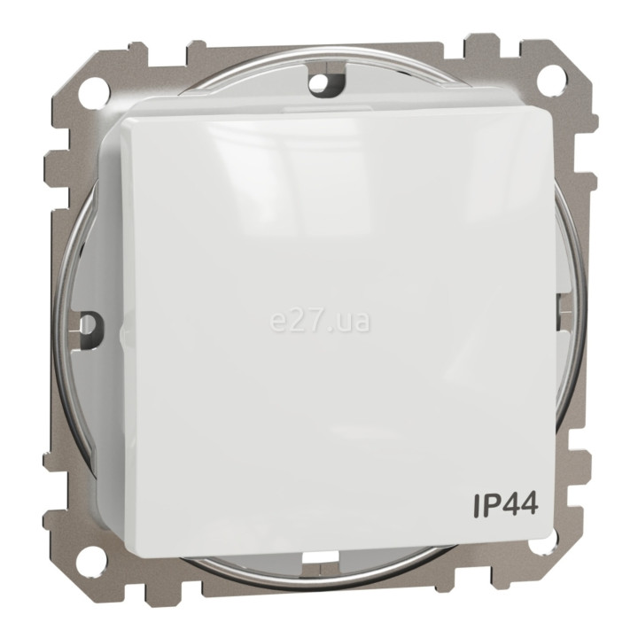 Перемикач прохідний 1-клавішний Schneider Electric SDD211106 Sedna Design, білий, пластик, ip44, без підсвітки та індикації, для врізного монтажу · Schneider Electric · schneider-electric-sdd211106