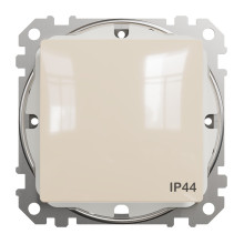 Вимикач 1-клавішний Schneider Electric SDD212101 Sedna Design, 10A, бежевий, пластик, ip44, 1 клавіша, без підсвітки та індикації, для врізного монтажу · Schneider Electric · schneider-electric-sdd212101
