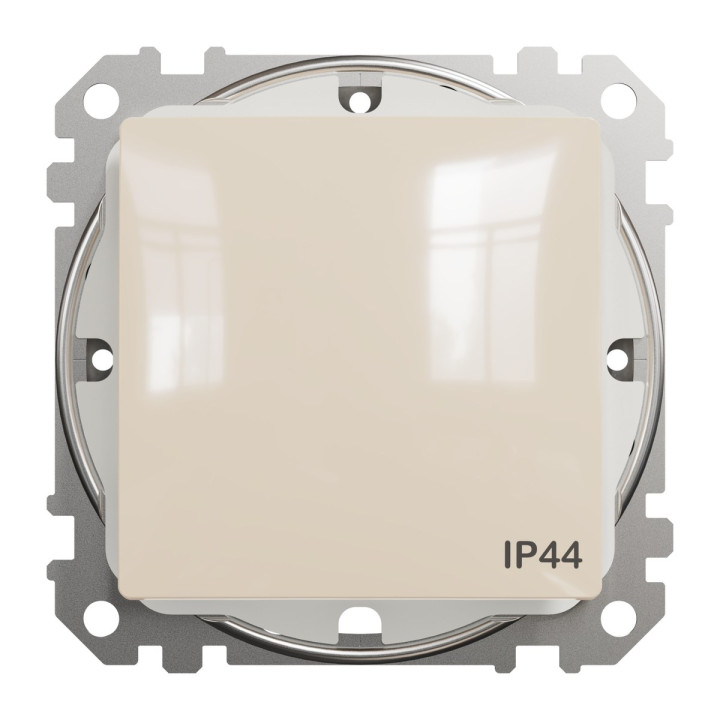 Вимикач 1-клавішний Schneider Electric SDD212101 Sedna Design, 10A, бежевий, пластик, ip44, 1 клавіша, без підсвітки та індикації, для врізного монтажу · Schneider Electric · schneider-electric-sdd212101