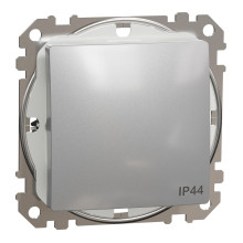 Вимикач 1-клавішний Schneider Electric SDD213101 Sedna Design, 10A, алюміній, пластик, ip44, 1 клавіша, без підсвітки та індикації, для врізного монтажу · Schneider Electric · schneider-electric-sdd213101