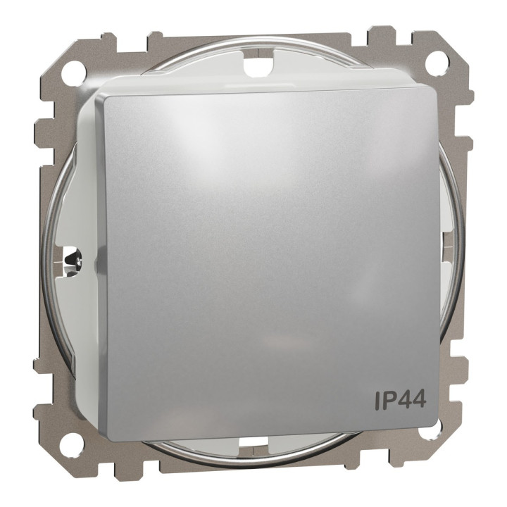 Вимикач 1-клавішний Schneider Electric SDD213101 Sedna Design, 10A, алюміній, пластик, ip44, 1 клавіша, без підсвітки та індикації, для врізного монтажу · Schneider Electric · schneider-electric-sdd213101