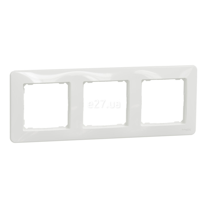 Рамка 3 поста Schneider Electric SDD311803 Sedna Design, білий, пластик · Schneider Electric · schneider-electric-sdd311803