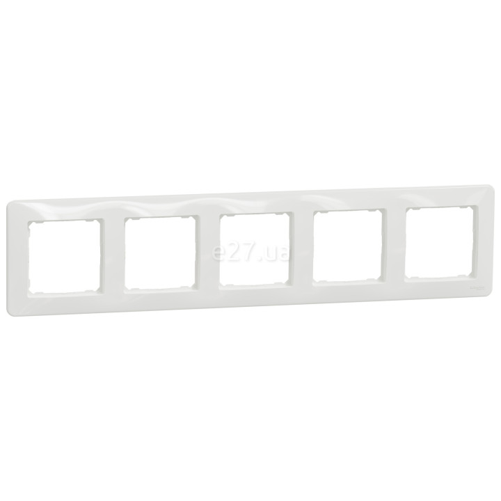 Рамка 5 постів Schneider Electric SDD311805 Sedna Design, білий, пластик · Schneider Electric · schneider-electric-sdd311805