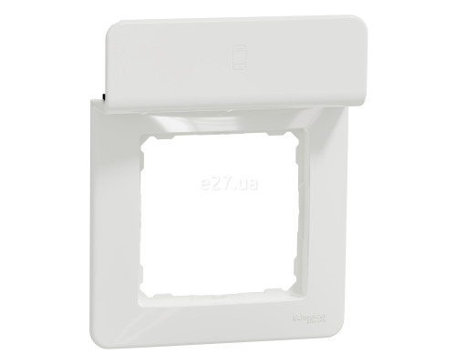 Рамка 1 пост Schneider Electric SDD311809 Sedna Elements, білий, пластик