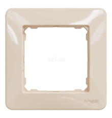 Рамка 1 пост Schneider Electric SDD312801 Sedna Design, бежевий, пластик