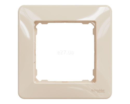 Рамка 1 пост Schneider Electric SDD312801 Sedna Design, бежевий, пластик