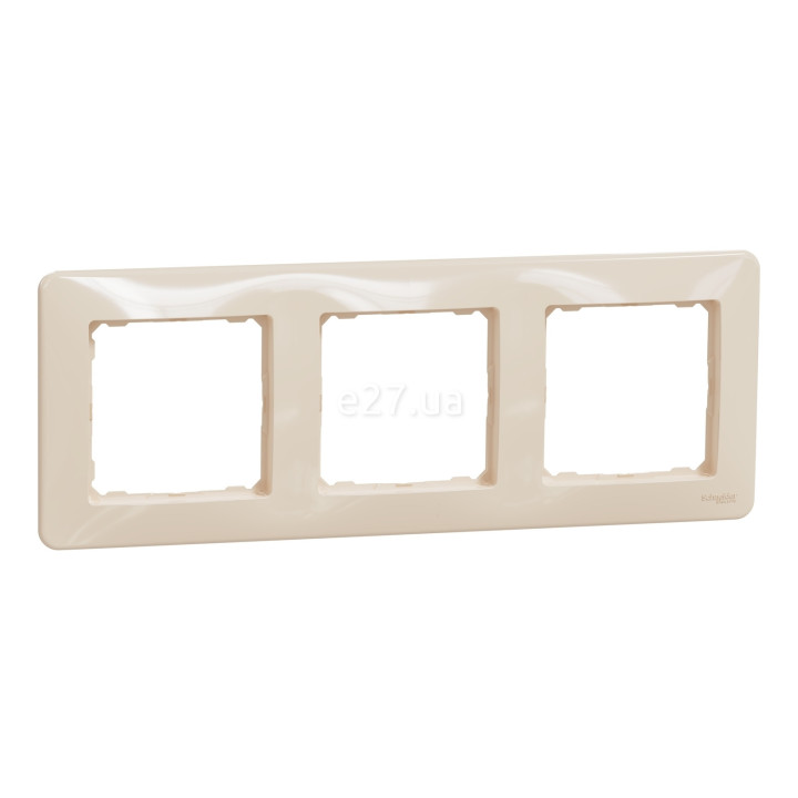Рамка 3 поста Schneider Electric SDD312803 Sedna Design, бежевий, пластик · Schneider Electric · schneider-electric-sdd312803
