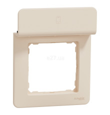 Рамка 1 пост Schneider Electric SDD312809 Sedna Elements, бежевий, пластик