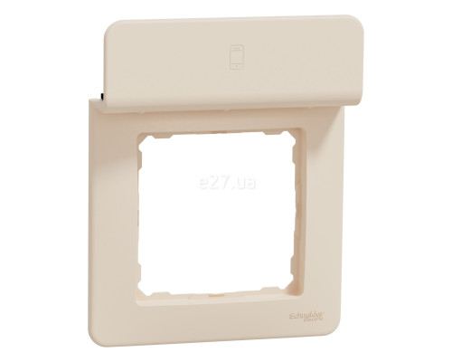 Рамка 1 пост Schneider Electric SDD312809 Sedna Elements, бежевий, пластик