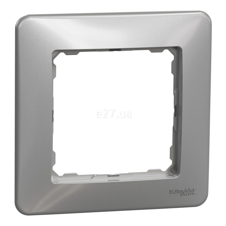 Рамка 1 пост Schneider Electric SDD313801 Sedna Design, алюміній, пластик · Schneider Electric · schneider-electric-sdd313801