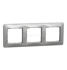 Рамка 3 поста Schneider Electric SDD313803 Sedna Design, алюміній, пластик