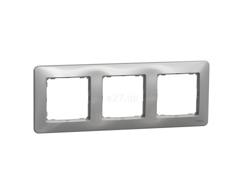Рамка 3 поста Schneider Electric SDD313803 Sedna Design, алюміній, пластик