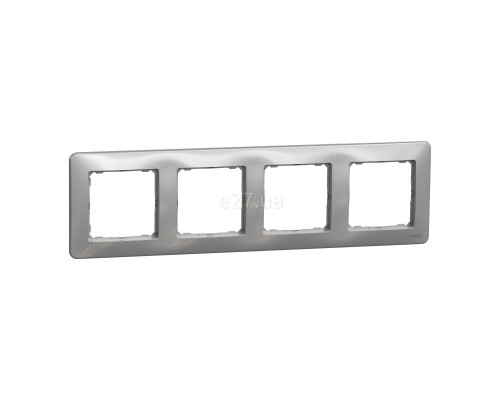 Рамка 4 поста Schneider Electric SDD313804 Sedna Design, алюміній, пластик