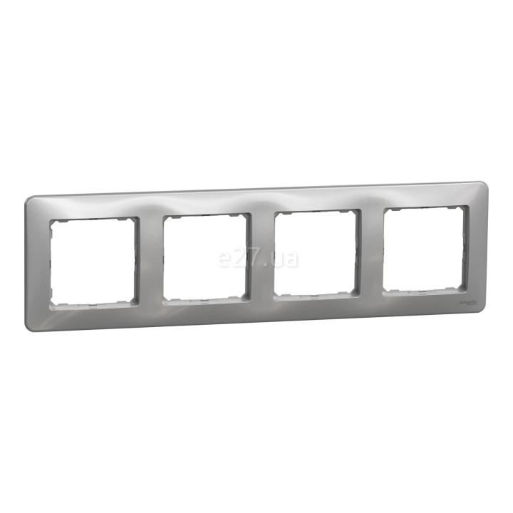 Рамка 4 поста Schneider Electric SDD313804 Sedna Design, алюміній, пластик · Schneider Electric · schneider-electric-sdd313804