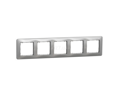 Рамка 5 постів Schneider Electric SDD313805 Sedna Design, алюміній, пластик