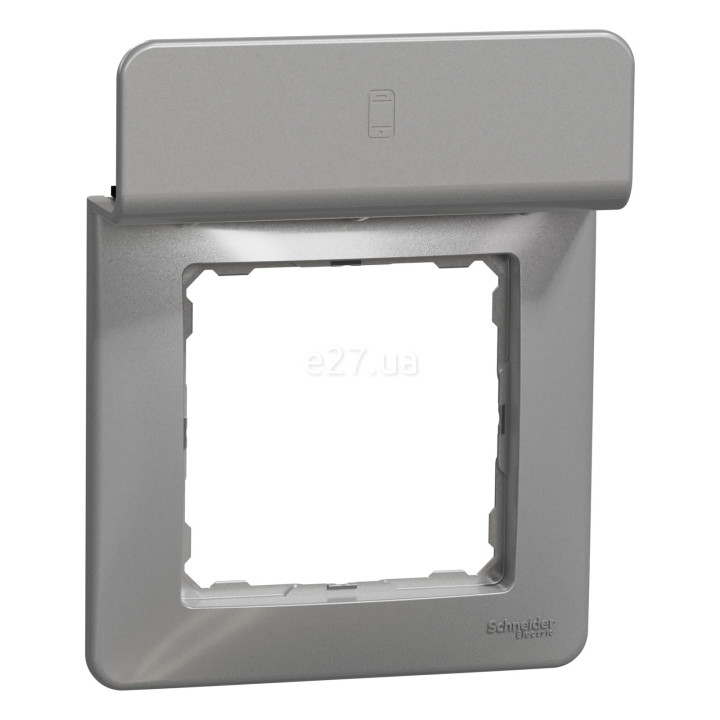 Рамка 1 пост Schneider Electric SDD313809 Sedna Elements, алюміній, пластик · Schneider Electric · schneider-electric-sdd313809