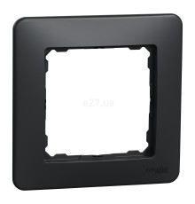 Рамка 1 пост Schneider Electric SDD314801 Sedna Design, чорний, пластик