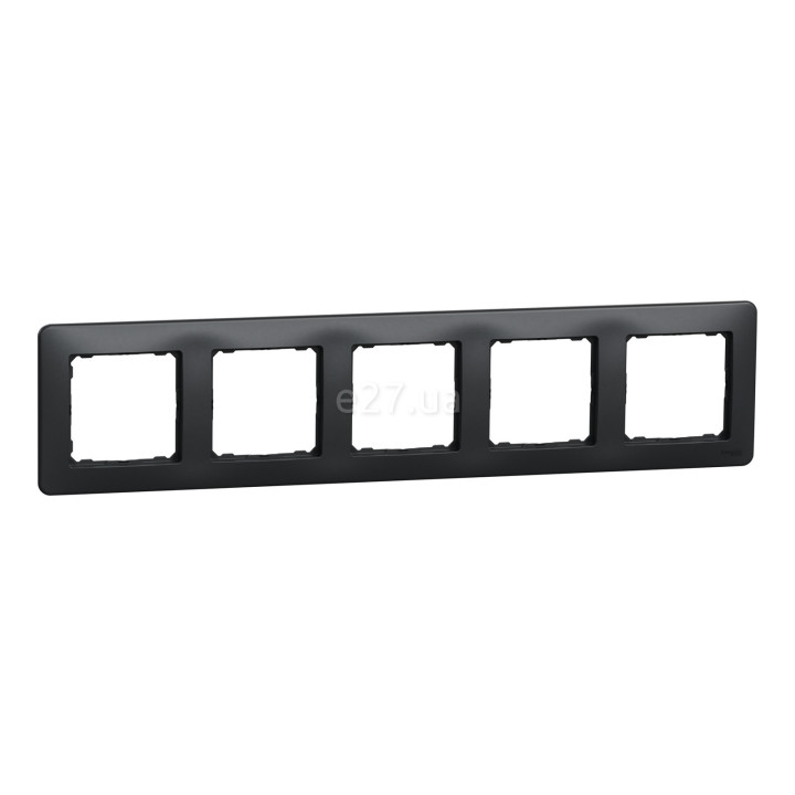 Рамка 5 постів Schneider Electric SDD314805 Sedna Design, чорний, пластик · Schneider Electric · schneider-electric-sdd314805