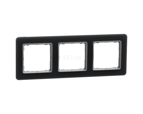 Рамка 3 поста Schneider Electric SDD362803 Sedna Elements, матове скло, пластик