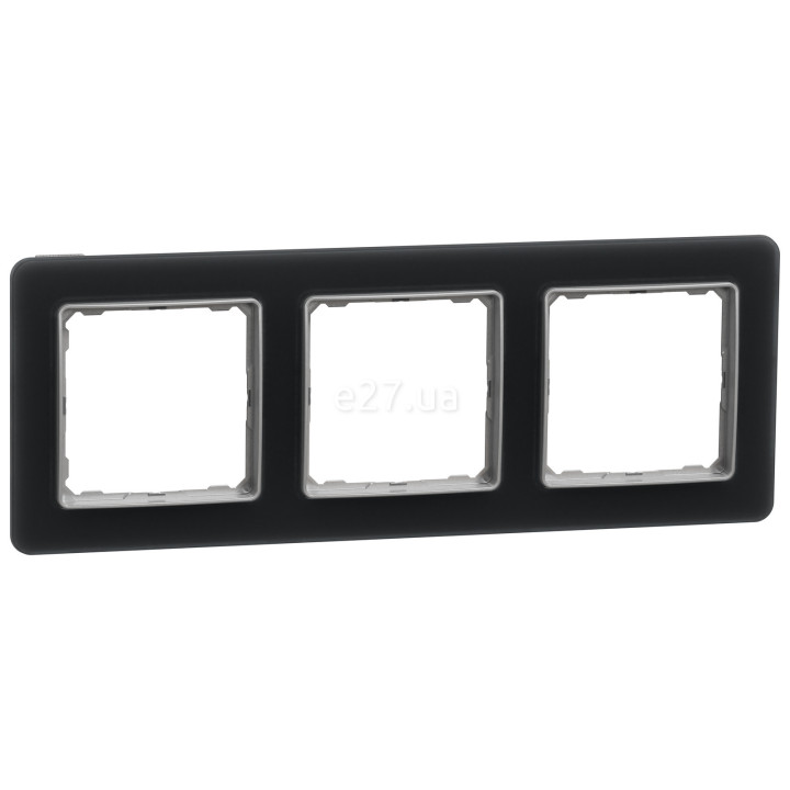 Рамка 3 поста Schneider Electric SDD362803 Sedna Elements, матове скло, пластик · Schneider Electric · schneider-electric-sdd362803