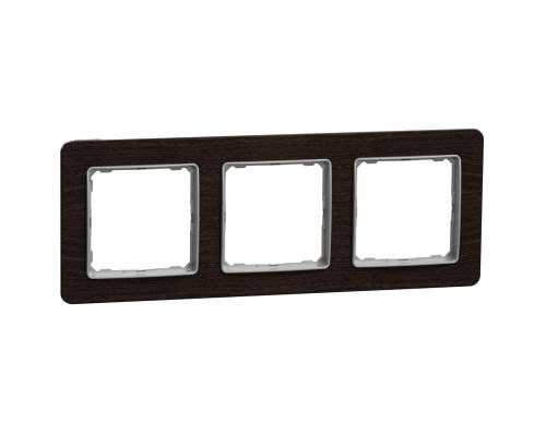 Рамка 3 поста Schneider Electric SDD381803 Sedna Elements, венге, пластик