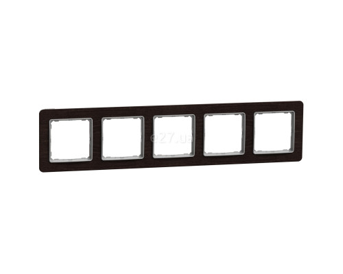 Рамка 5 постів Schneider Electric SDD381805 Sedna Elements, венге, пластик, ip20