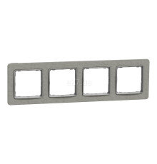 Рамка 4 поста Schneider Electric SDD390804 Sedna Elements, бетон, пластик