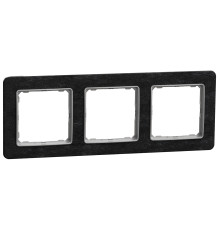 Рамка 3 поста Schneider Electric SDD391803 Sedna Elements, камінь, пластик