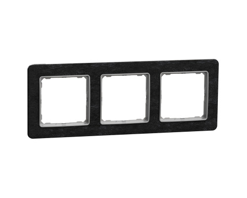 Рамка 3 поста Schneider Electric SDD391803 Sedna Elements, камінь, пластик