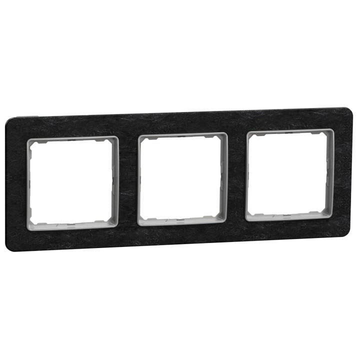 Рамка 3 поста Schneider Electric SDD391803 Sedna Elements, камінь, пластик · Schneider Electric · schneider-electric-sdd391803