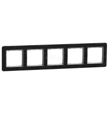 Рамка 5 постів Schneider Electric SDD391805 Sedna Elements, камінь, пластик