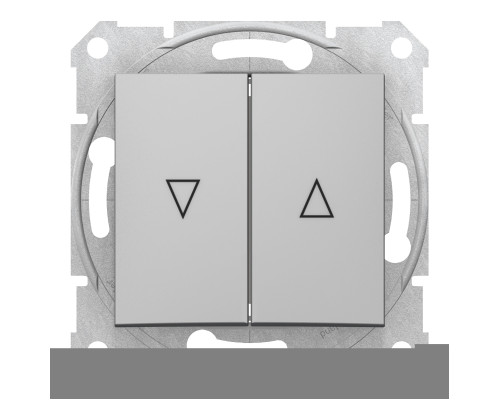 Вимикач для жалюзі Schneider Electric SDN1300160 Sedna, алюміній, пластик, для врізного монтажу