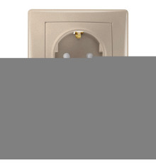 Розетка подвійна 220В Schneider Electric SDN3000468 Sedna, титан, пластик, із заземленням, Schuko, без захисної кришки, зі шторками, для врізного монтажу