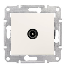 Розетка TV кінцева Schneider Electric SDN3201623 Sedna, слонова кістка, пластик, для врізного монтажу