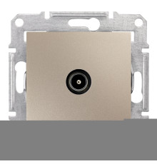 Розетка TV кінцева Schneider Electric SDN3201668 Sedna, титан, пластик, для врізного монтажу
